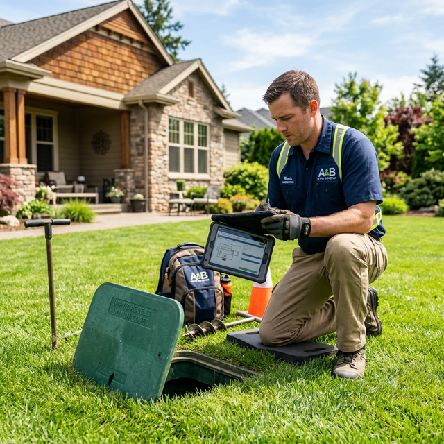 Septic Professional at Work