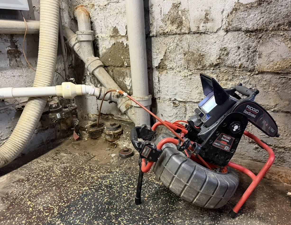 Sewer scope camera inspection service