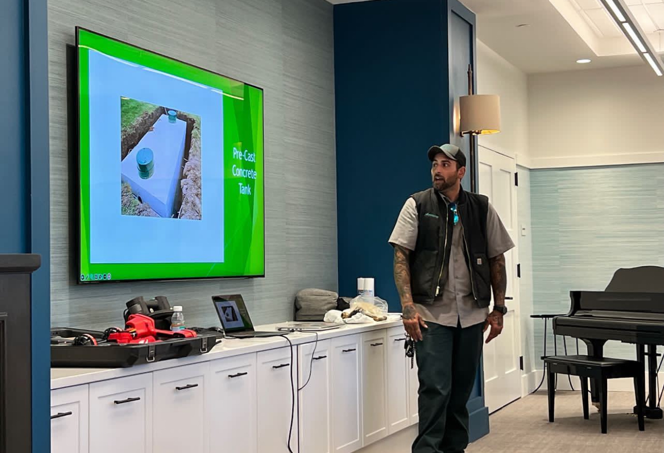 NY Environmental septic inspection team member