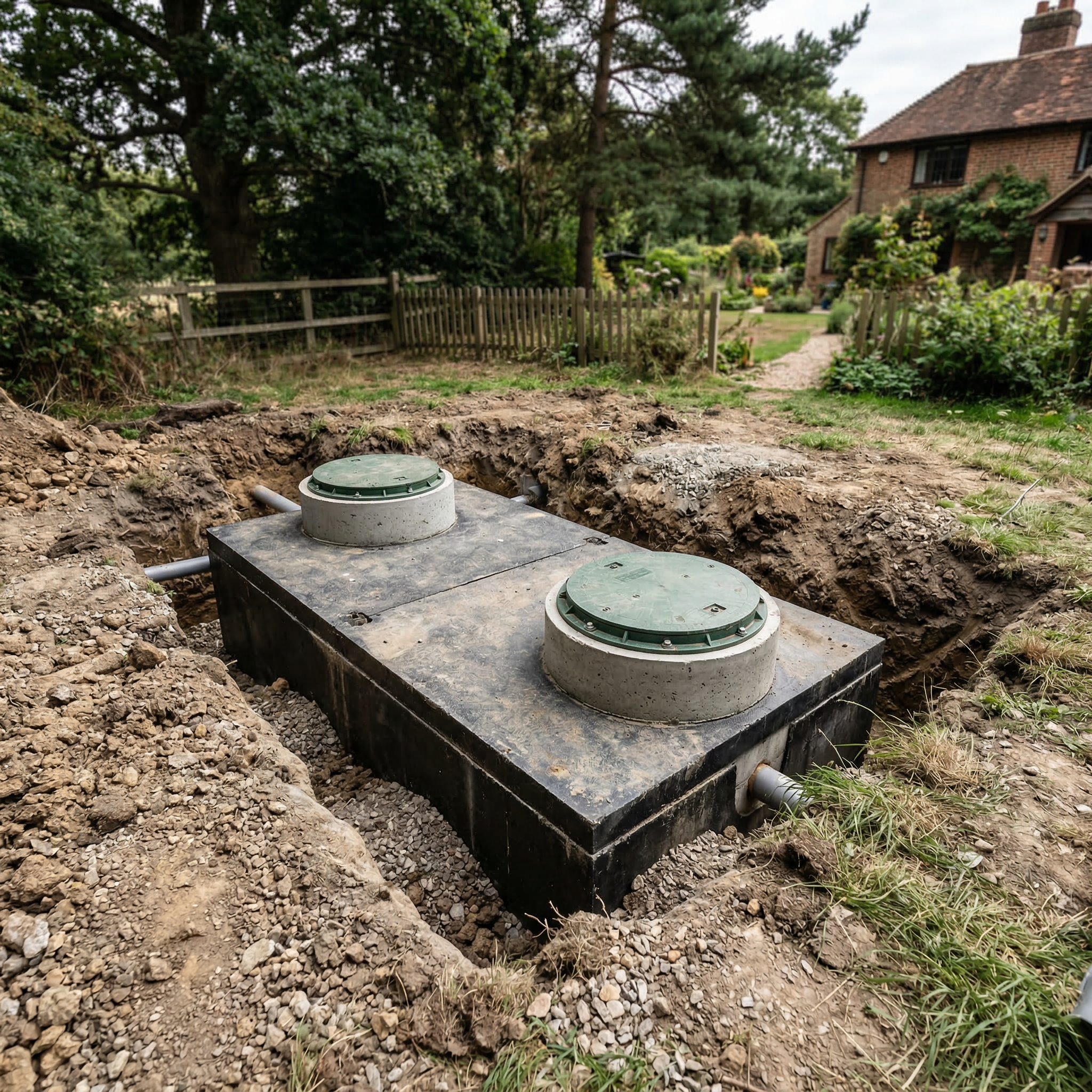 Septic system measurements and documentation